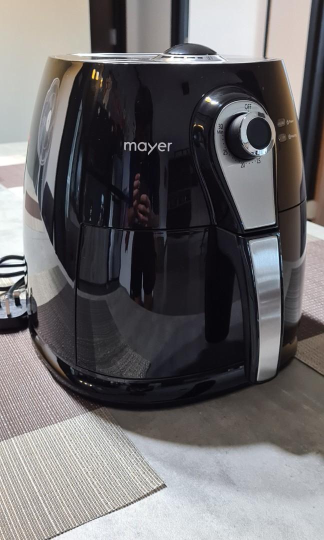 Large MAYER 3.5L AIR FRYER (MMAF88BS) with Fryer basket, original box
