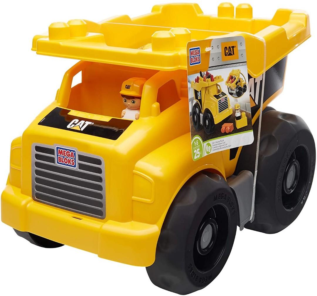 Mega Bloks Caterpillar Large Dump Truck Babies Kids Infant Playtime on Carousell