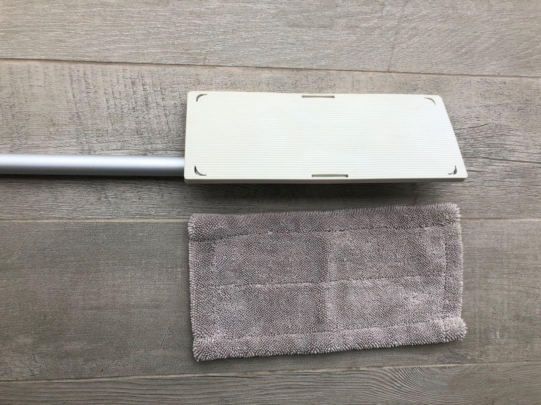 Muji Aluminum Pole cleaner with mop cloth, Furniture & Home Living