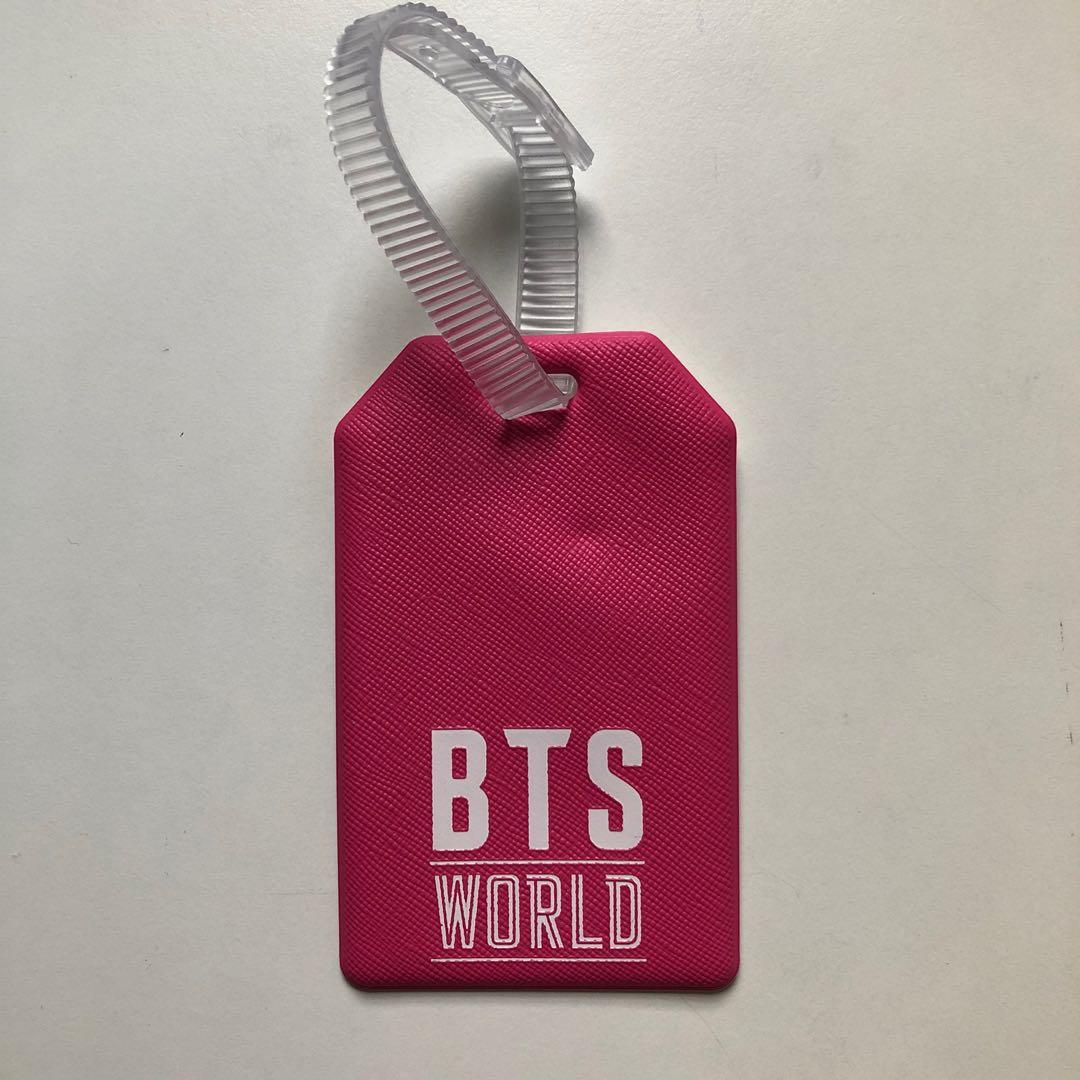 OFFICIAL BTS WORLD LUGGAGE TAG, Hobbies & Toys, Memorabilia ...