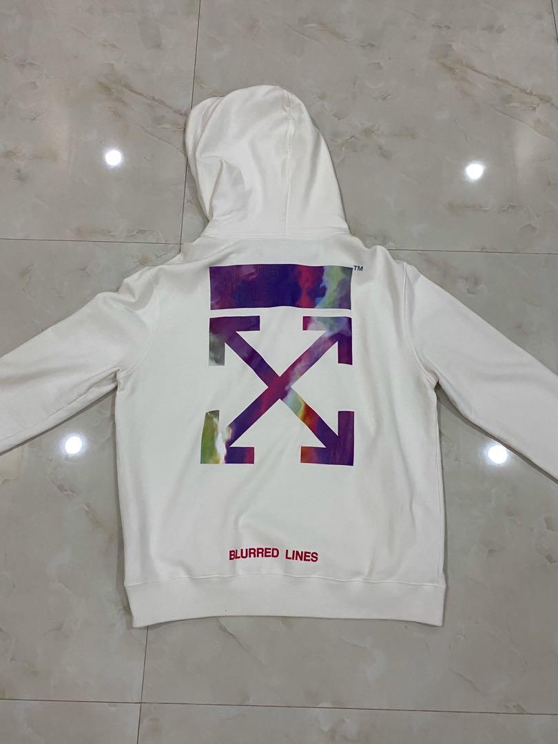 Off white online blurred lines hoodie