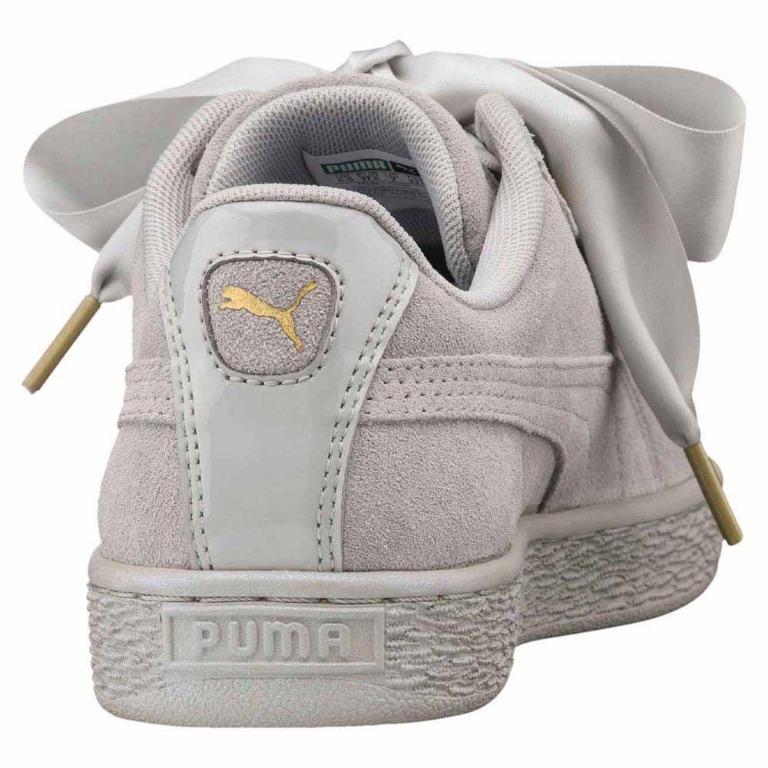 Puma suede heart satin store trainers
