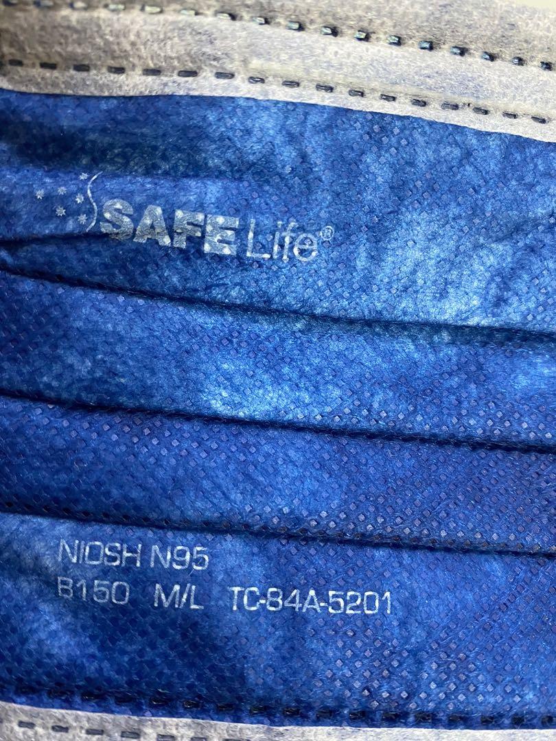 Safe Life N95 Respirator Mask, 健康及營養食用品, 口罩、面罩 Carousell