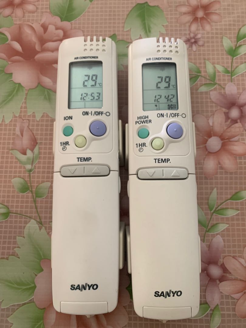 Sanyo Aircon Remote Control, TV & Home Appliances, Air Conditioners