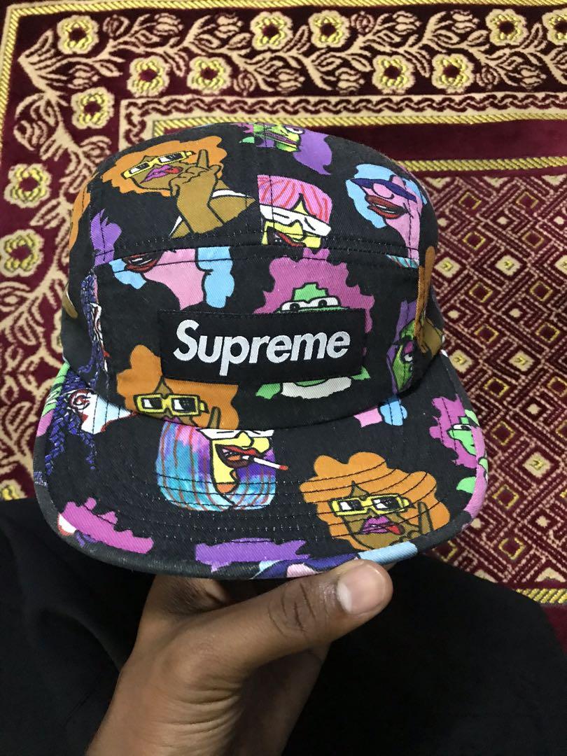 Supreme camp cap 5 panel, Men's Fashion, Watches & Accessories