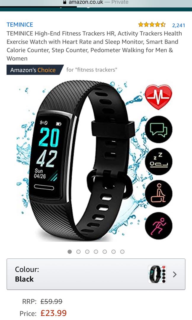 Teminice fitness tracker 2025