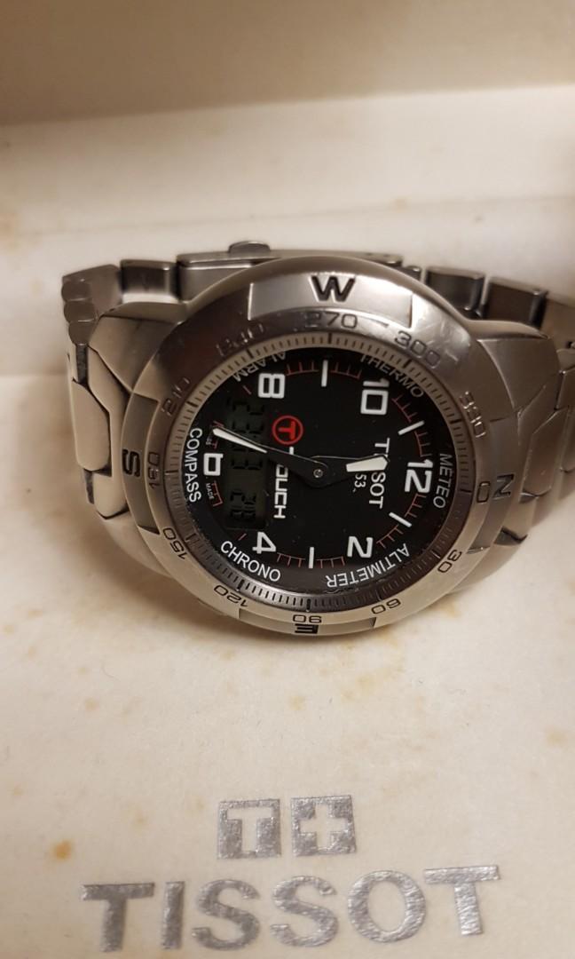 Tissot t touch new arrivals titanium manual