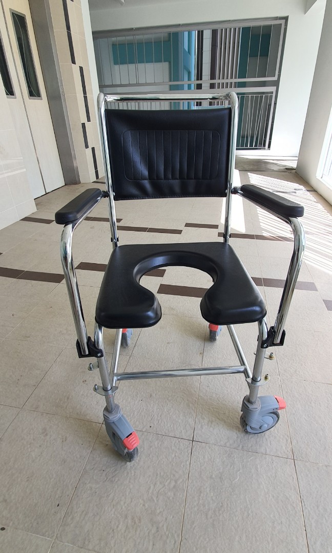 Toilet wheelchair, Health & Nutrition, Assistive & Rehabilatory Aids ...