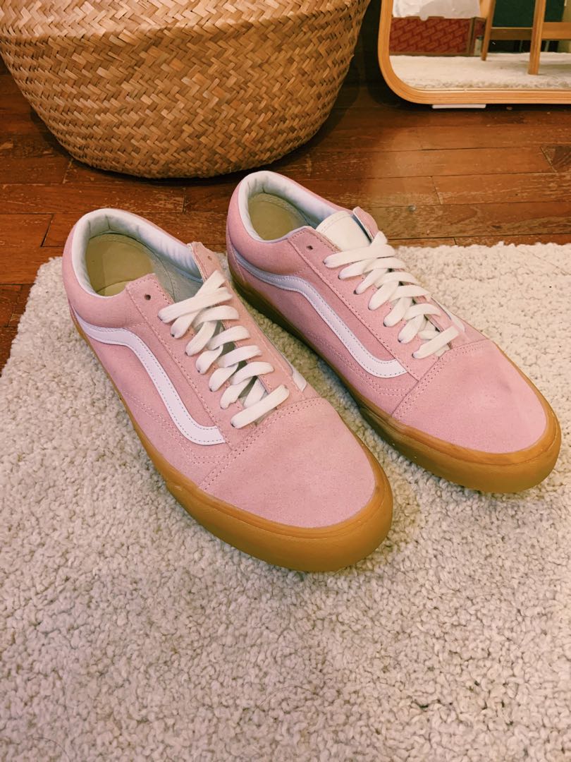 pink gum sole vans