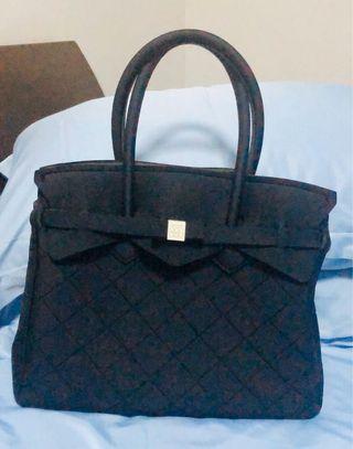 Pre-L💜ved Save My Bag - Special Limited Edition Black Paris Nero  