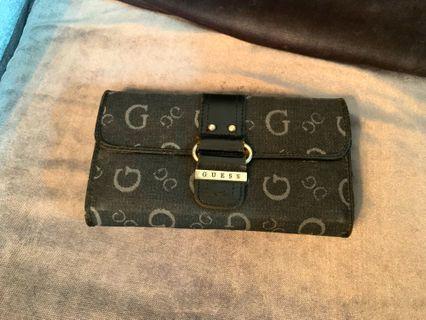 Guess Denim Signature Wallet
