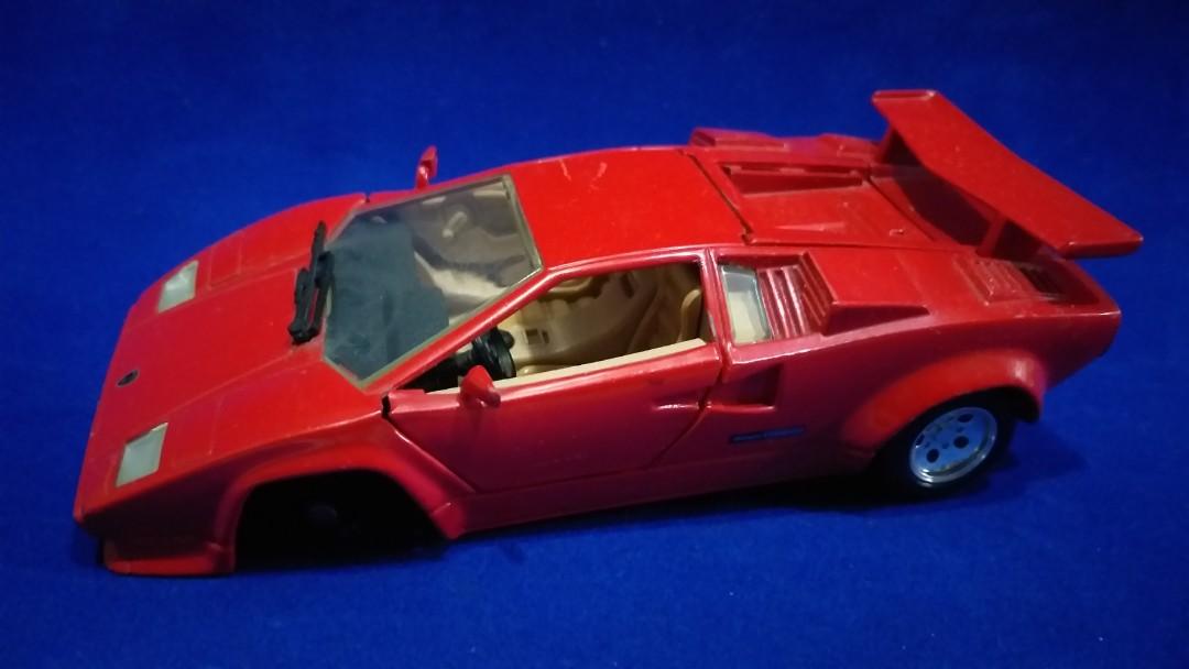 1 24 Red Disegno Bertone Lamborghini Countach Toys Games Other Toys On Carousell