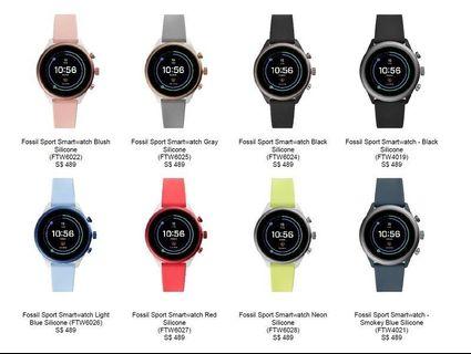 Fossil sport hotsell ftw 4019