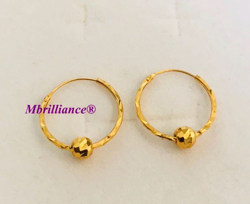 Simple gold bali design sale