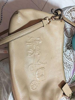 Coach hand and as well shoulder bag