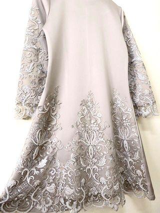 Grace Kurung Hijabista.hub Grey Size M