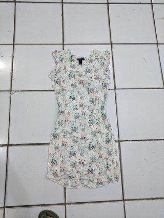 Mididress H&M HnM floral Pastel Pink