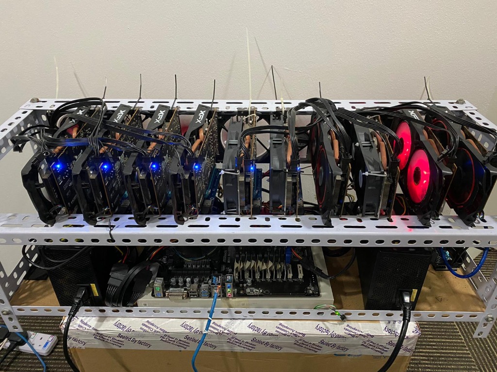 MOVING OUT SALES! GPU Mining Rigs - RX470 x 10 and P106 x 6, Computers ...