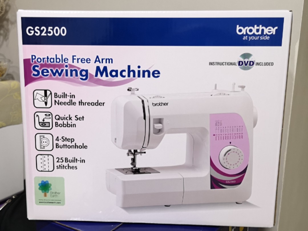 Brother Sewing Machine (GS2500) BNIB, TV & Home Appliances, Washing