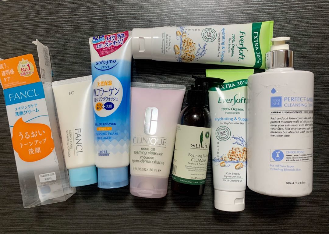 clinique face wash for dry skin