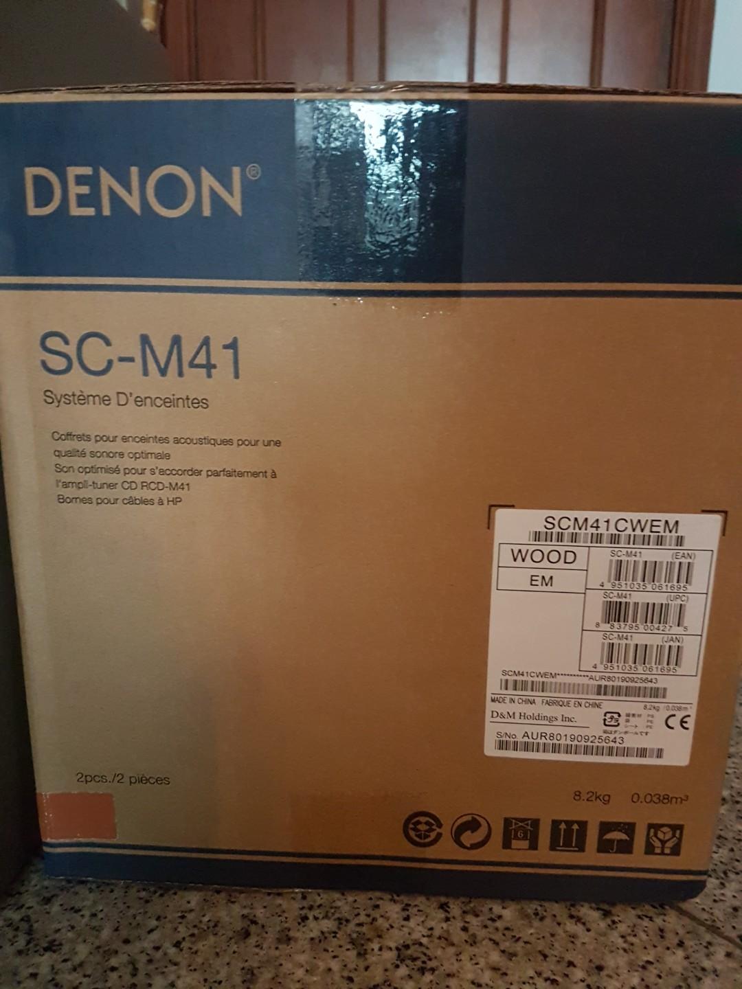 Denon Sc M41 Speakers Colour Wood New Electronics Audio On Carousell