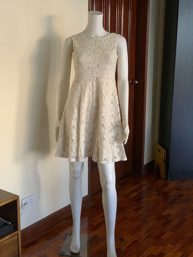 Dorothy perkins white lace dress shop