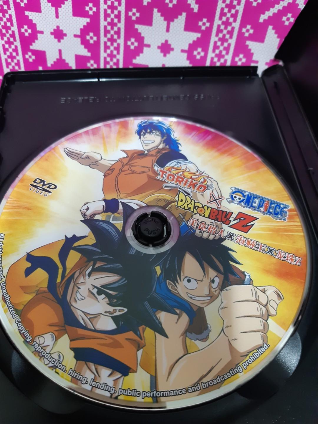 Dvd Toriko X One Piece X Dragon Ball Z Hobbies Toys Music Media Cds Dvds On Carousell
