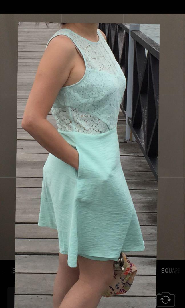 bcbg lace dress