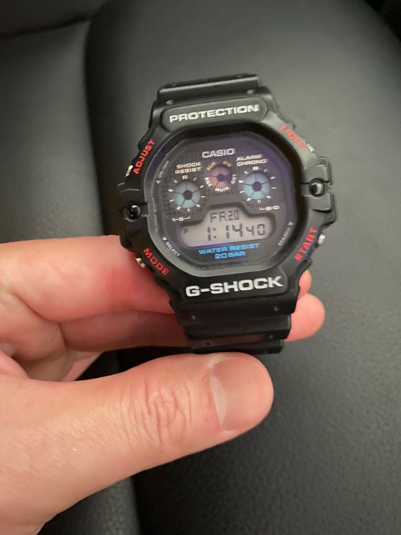 G Shock Watch Casio Vintage DW5900 1D black camo Bape seiko GA Mobile Phones Gadgets Wearables Smart Watches on Carousell