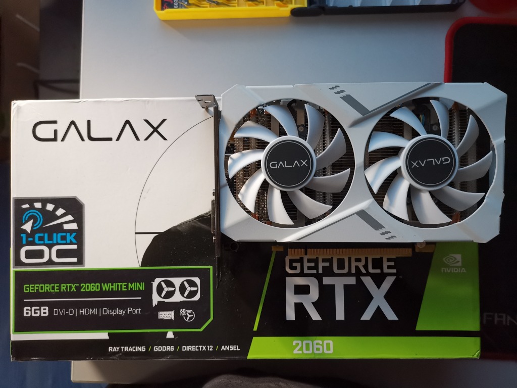 GALAX RTX 2060 White Mini (1-Click OC) 6GB