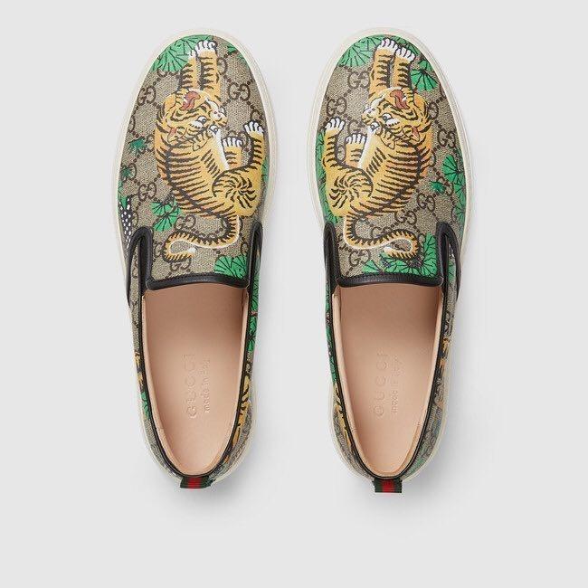 Gucci bengal tiger hot sale slip on