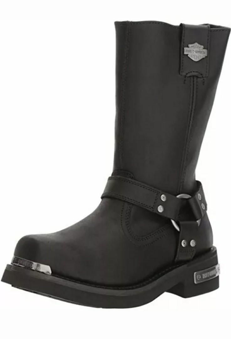 HarleyDavidson Men's Black Landon 10Inch Motorcycle Boots