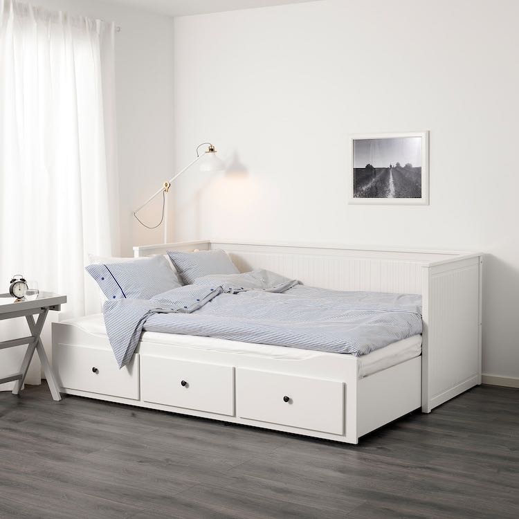 ikea hemnes daybed with 3 drawers furniture home living furniture bed frames mattresses on carousell