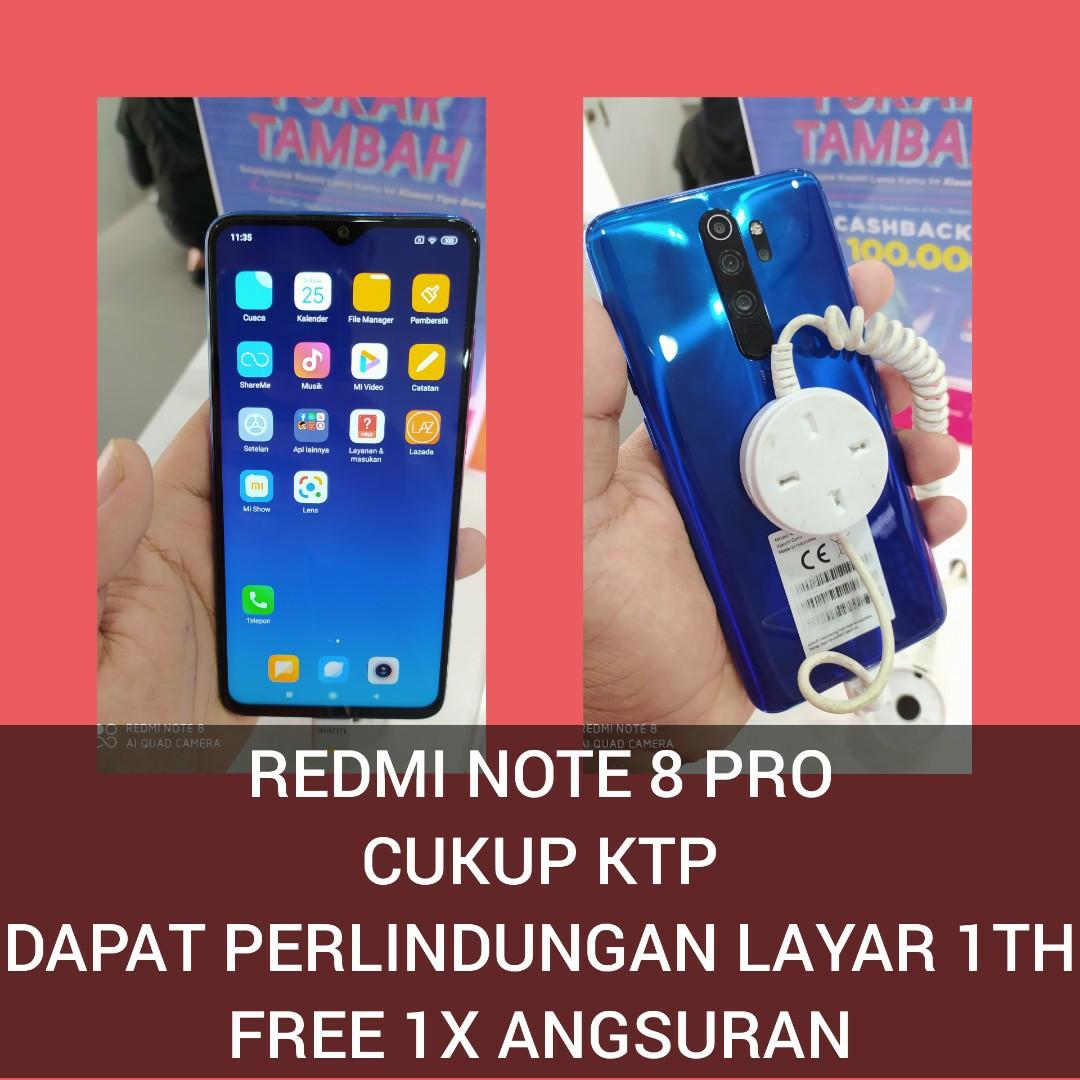 Kredit Redmi Note 8 Pro 6gb Cukup Ktp Bunga Rendah Telepon Seluler Tablet Ponsel Android Xiaomi Di Carousell
