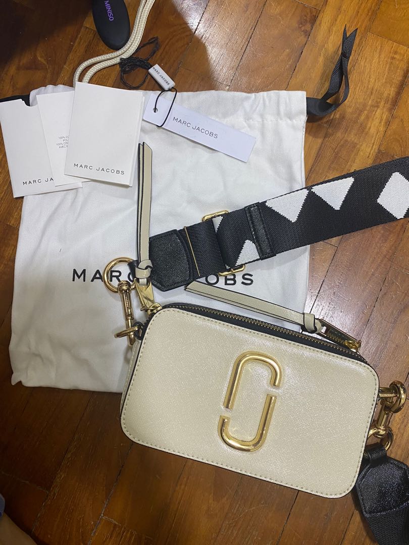 Marc Jacobs Snapshot camera bag White Cloth ref.868324 - Joli Closet