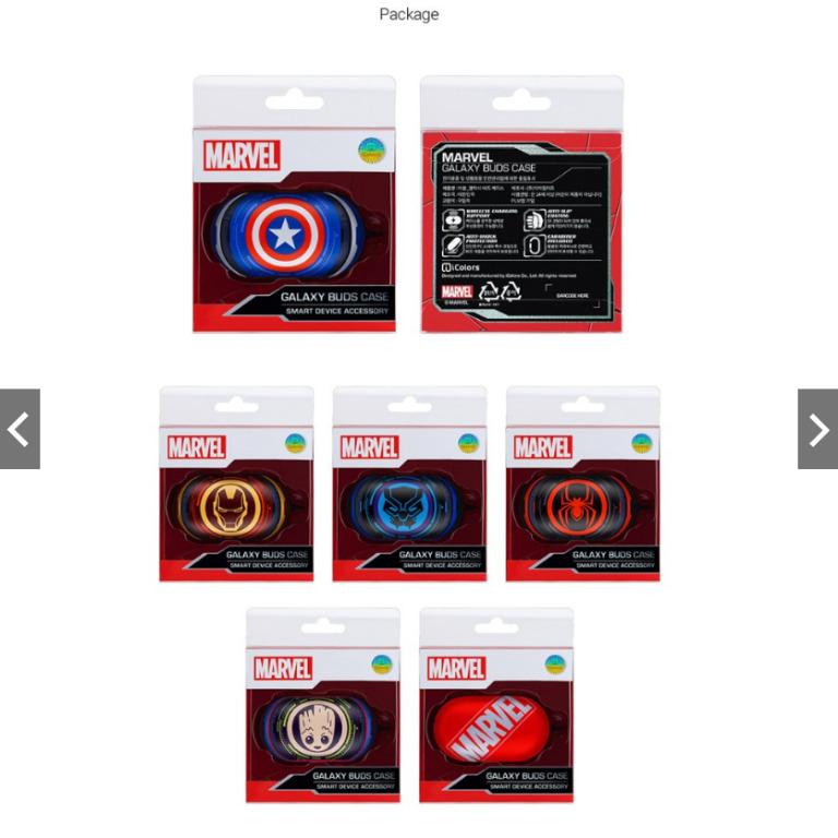 Galaxy buds sales case marvel
