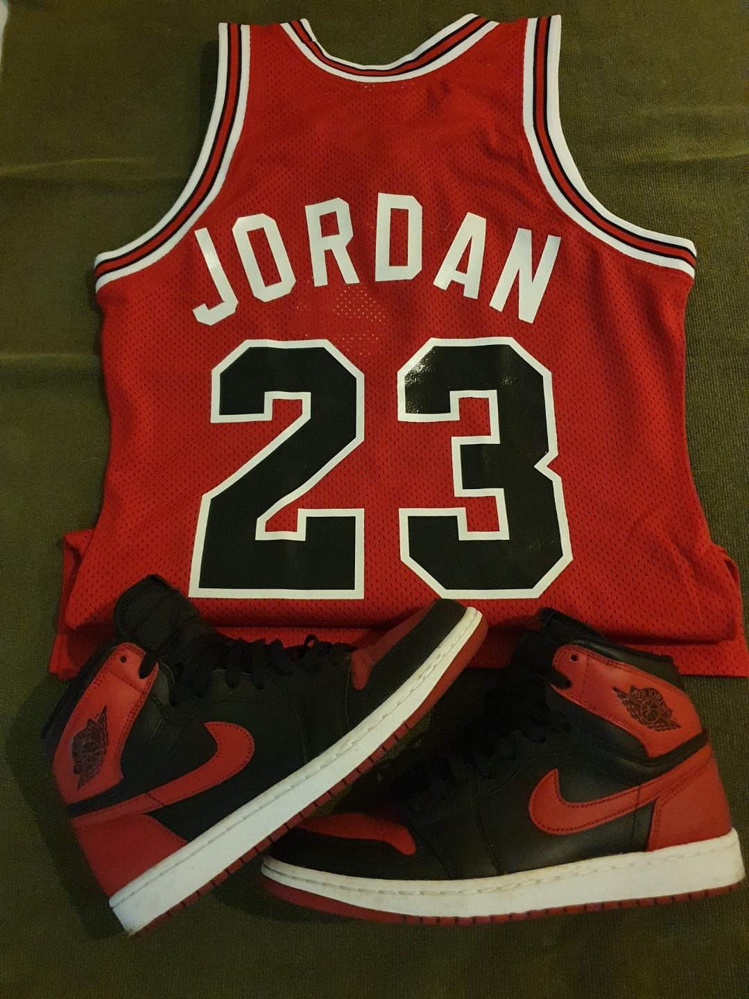 100% Authentic Michael Jordan Mitchell Ness 84 85 Bulls Jersey Size 36 S  Mens