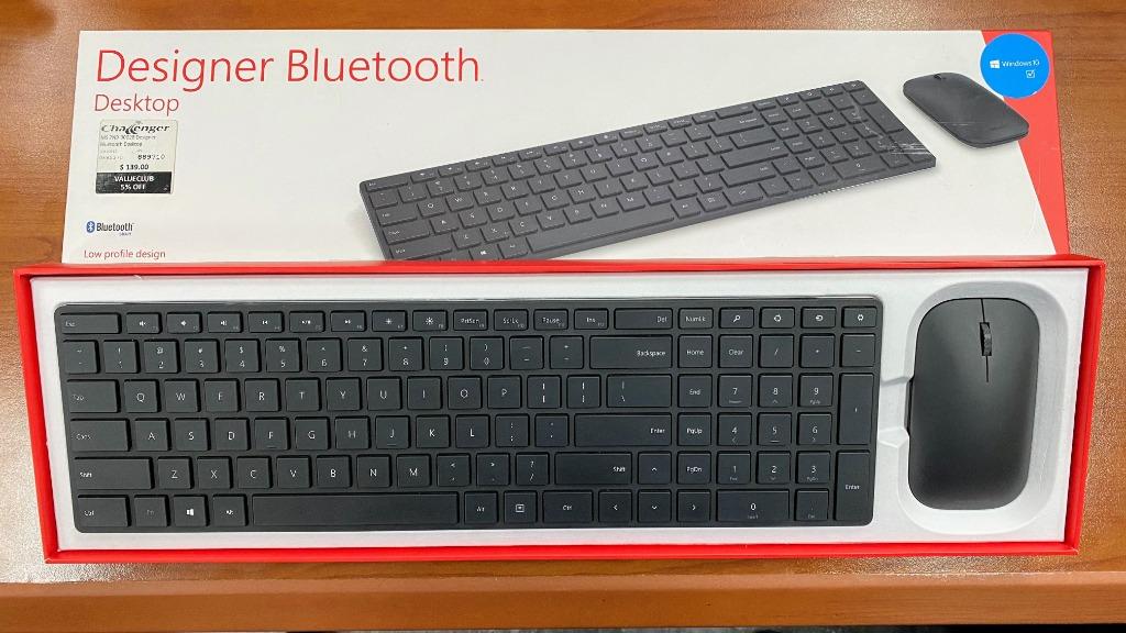 Microsoft Designer Bluetooth Desktop (Keyboard and Mouse), Computers