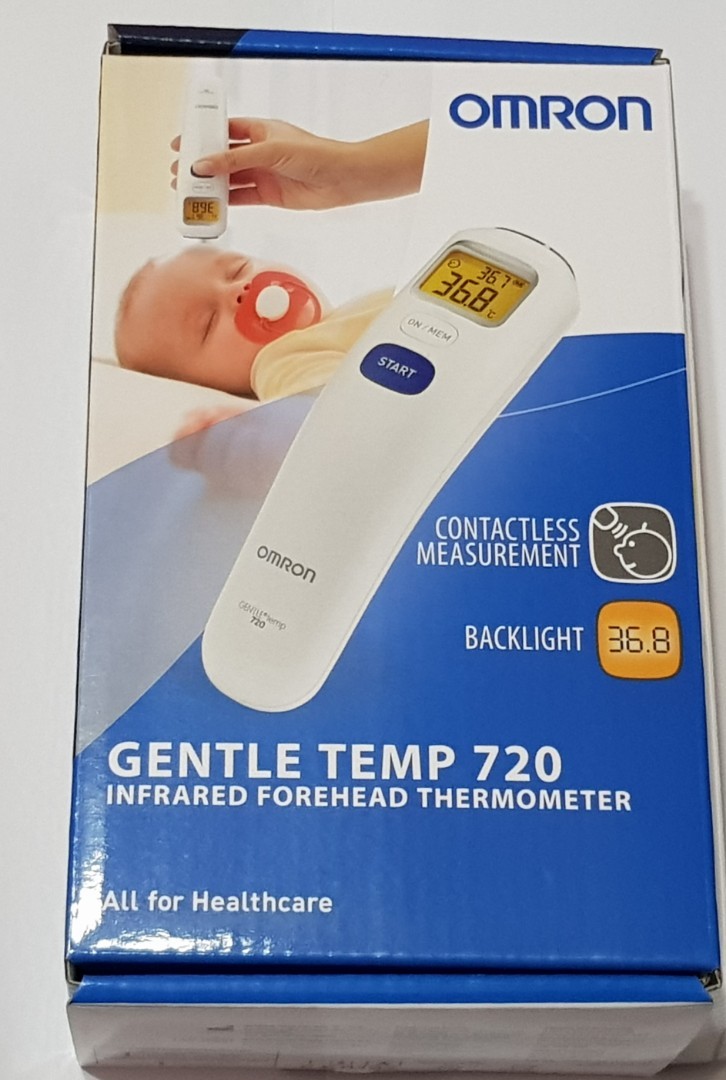 OMRON THERMOMETER, Health & Nutrition, Massage Devices on Carousell