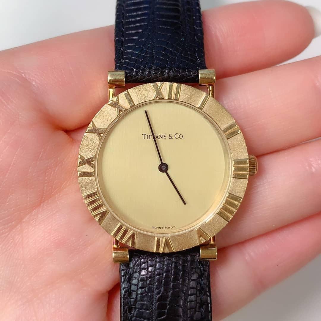 Original 18k Yellow Gold Tiffany Co. Quartz watch