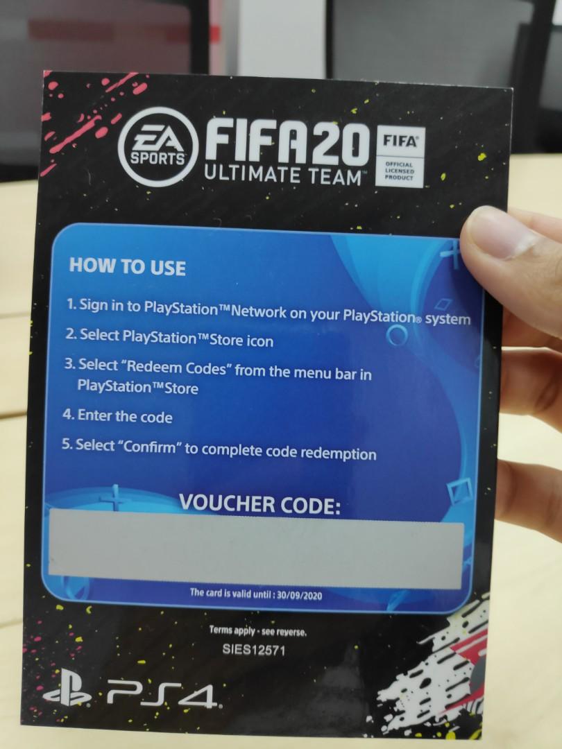 PS4 FIFA 20 Ultimate Download Content Code, Video Gaming, Video Games, PlayStation on Carousell
