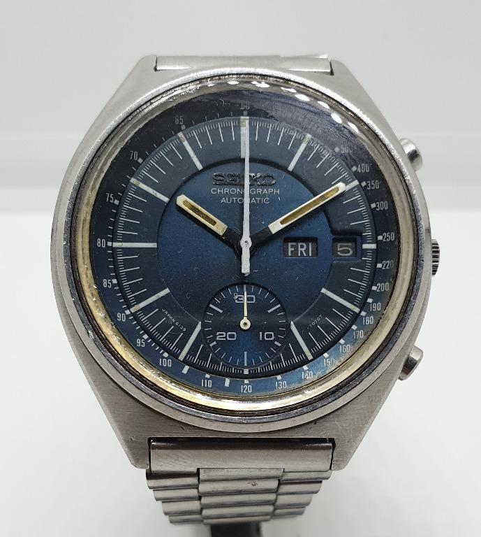 Seiko Blue Dial Baby Jumbo 6139-7070, Men's Fashion, Watches & Accessories,  Watches on Carousell