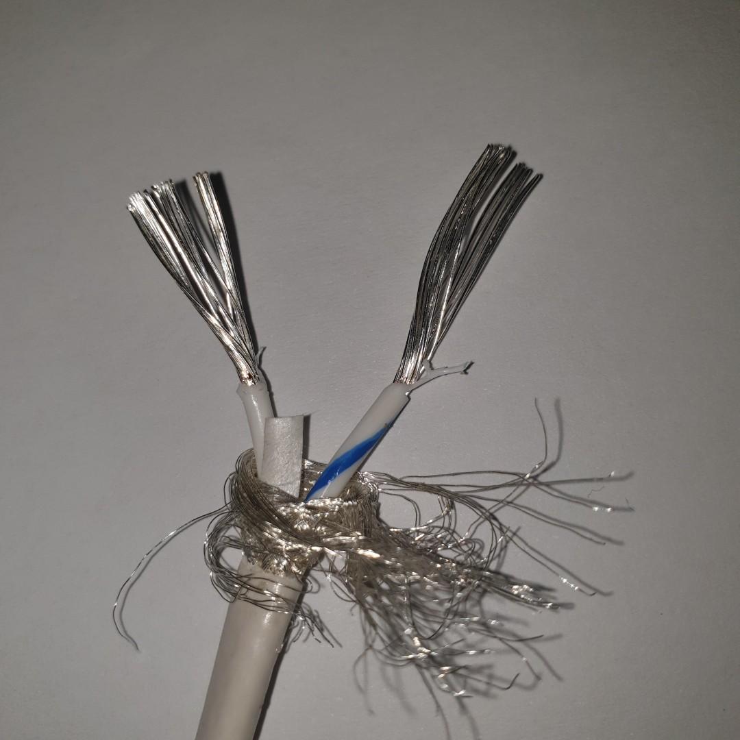 Silver planted DIY  RCA cable445043879445811202