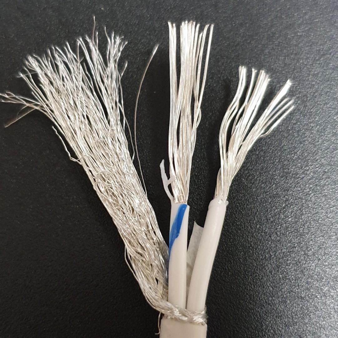 Silver planted DIY  RCA cable445043879445811205