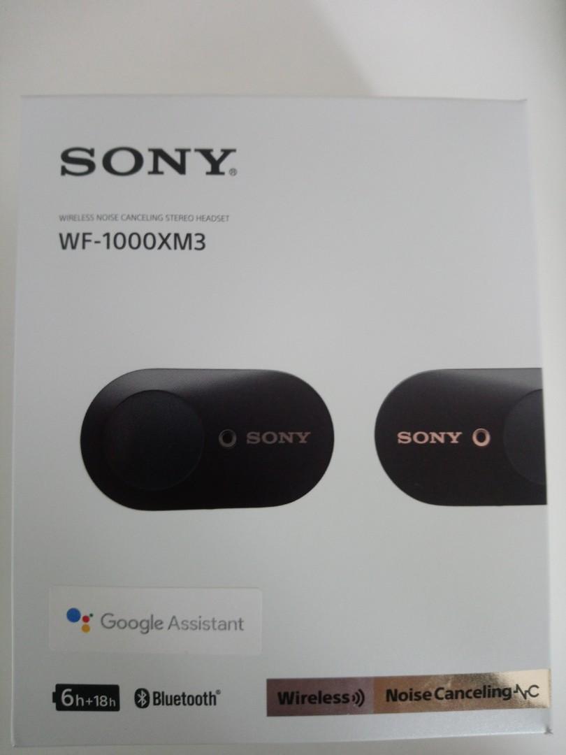 SONY WF 1000XM3 True Wireless earbuds with noise cancelling with Spinfit CP360 M S Eartips Audio Earphones on Carousell