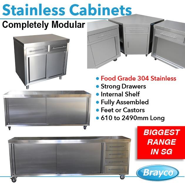 Stainless Steel Kitchen Cabinets Storage Home Appliances Kitchenware On Carousell