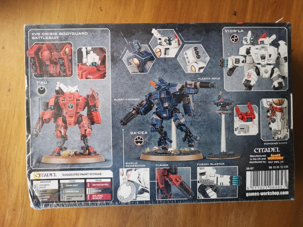 Warhammer 40K Tau Empire XV8 Crisis Battlesuits, Hobbies & Toys, Toys ...