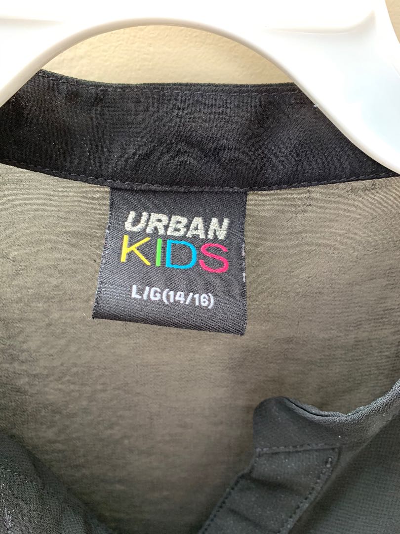 Urban Kids Black Sheer Blouse