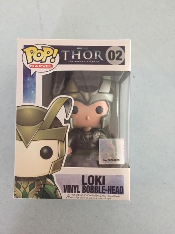 Vaulted OG Loki 02 Funko Pop RARE