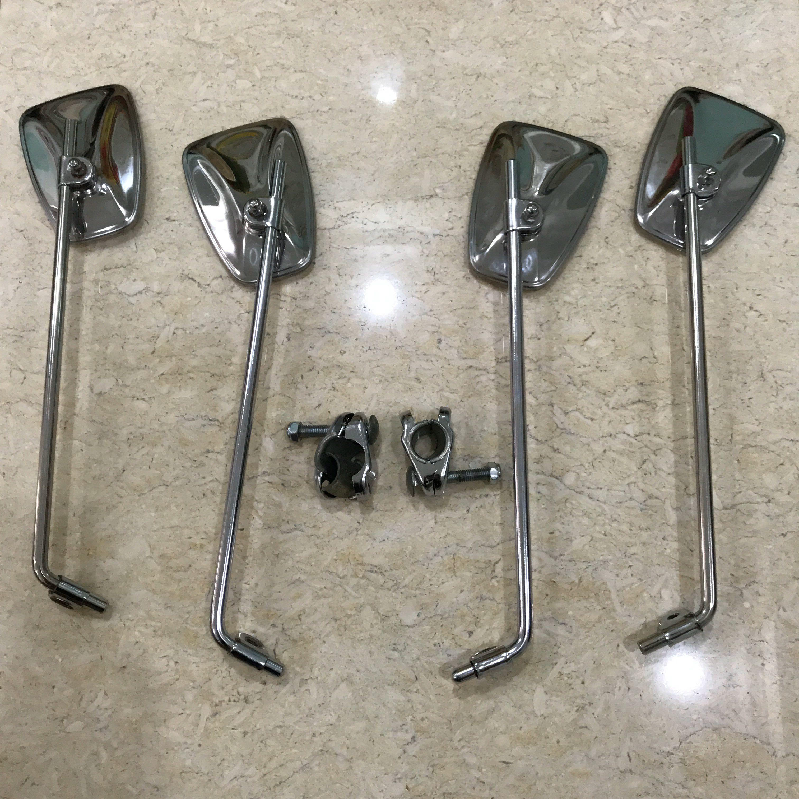 Vespa StadiumLike Mirrors, Motorcycles, Motorcycle Accessories on Carousell